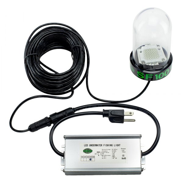 Hydro Glow® SF100G - SeaFloor™ 100 W Green Underwater Fishing Light 