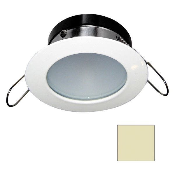 i2Systems® - Apeiron A1110Z 3.15"D 12/24V DC 106lm Warm White Recessed Spring Mount LED Courtesy Light