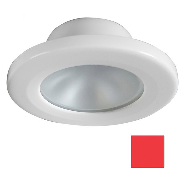 i2Systems® - Apeiron A3100Z 3.15"D 12/24V DC 78lm Red Recessed Screw Mount LED Courtesy Light