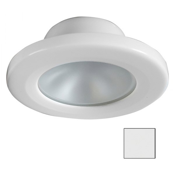 i2Systems® - Apeiron A3100Z 3.15"D 12/24V DC 78lm Cool White Recessed Screw Mount LED Courtesy Light