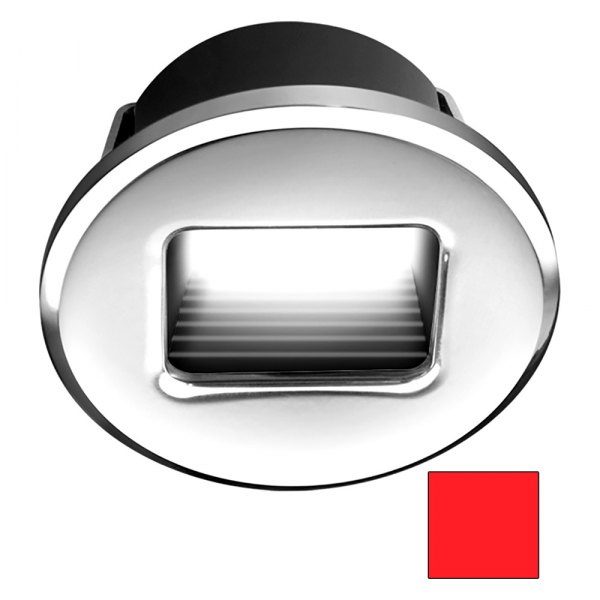 i2Systems® - Ember E1150Z 1.8"D 12/24V DC 17lm Red Recessed Snap-In Mount Interior LED Courtesy Light