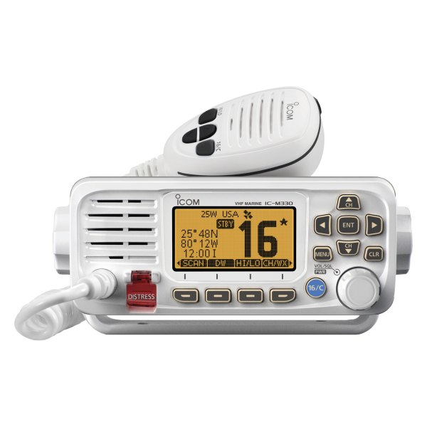 Icom® - M330G 25W RF White Fixed Mount VHF Radio