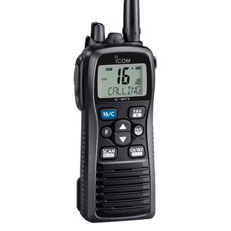 Icom® - M73 6W RF Black Handheld VHF Radio