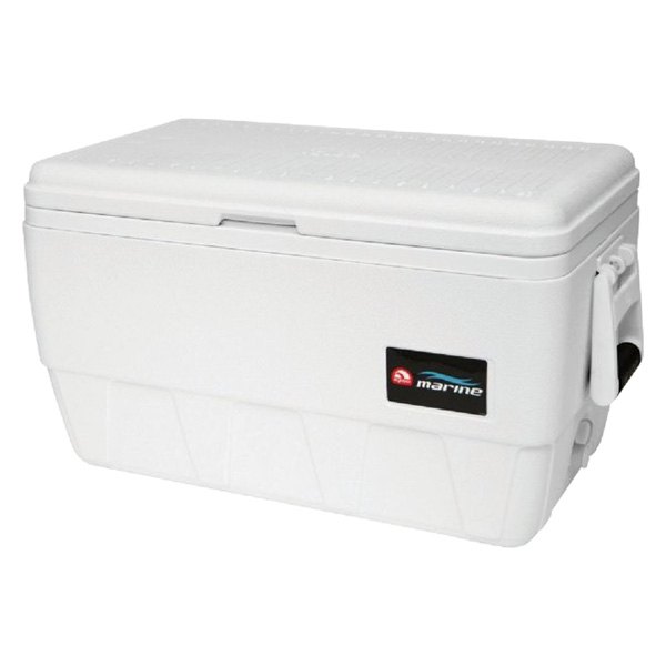 Igloo Marine Ultra Cooler (White, 54-Quart) & Maxcold Ice Freezer