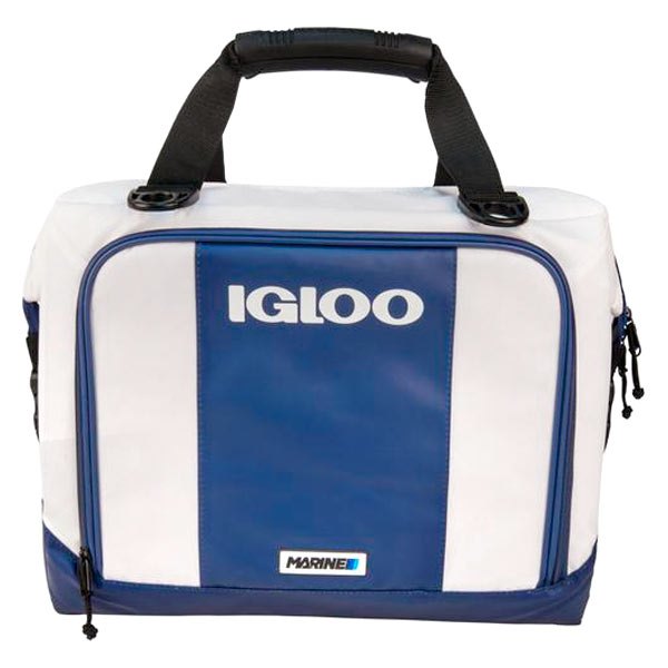 Igloo® - Snapdown  36-Can White/Navy Marine Cooler Bag