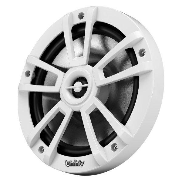 Infinity® - Reference™ Series 450W 2-Way 4-Ohm 8" White Flush Mount Speakers with LED Lights, Pair