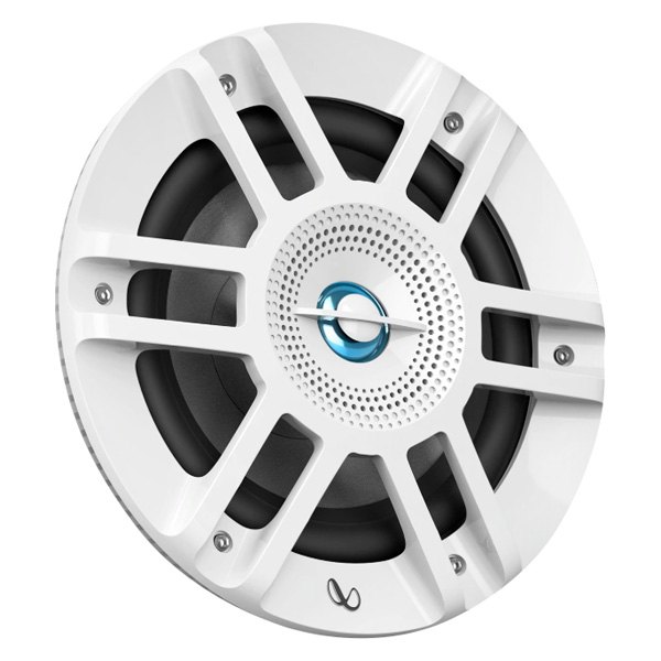 Infinity® - Kappa™ Series 300W 2-Way 3-Ohm 6.5" White Flush Mount Speakers with LED Lights, Pair