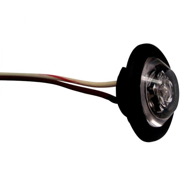 Innovative Lighting® - 1" White Round Shortie Livewell Light with Black Grommet