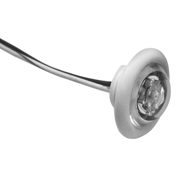 Innovative Lighting® - 1" White Round Shortie Livewell Light with White Grommet
