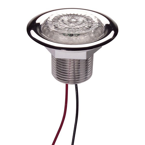 Innovative Lighting® - 1.85"D 12V DC White Recessed Screw Mount LED Courtesy Light