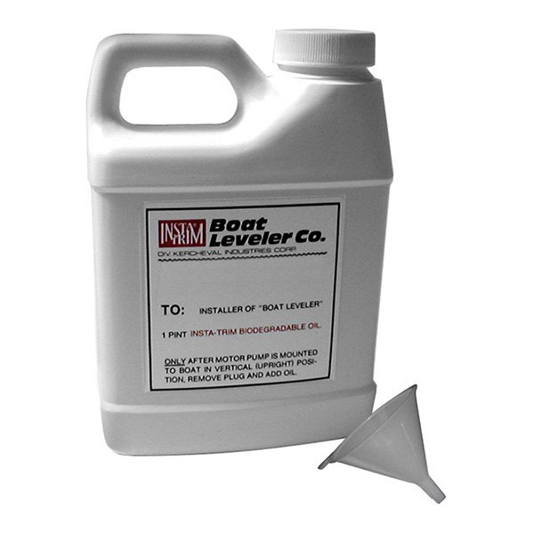 Insta-Trim® - Boat Lever Co. 1 pt Biodegradable Hydraulic Oil with Funnel