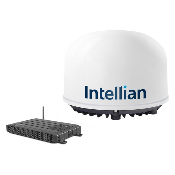 Intellian® - Certus C700 15" Dia. White WiFi/Cell Antenna System with Stand-alone BDU