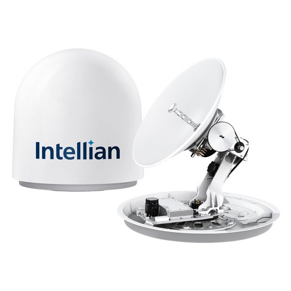 Intellian® - v60E 37.9dB 33.8" Dia. White TV Antenna System