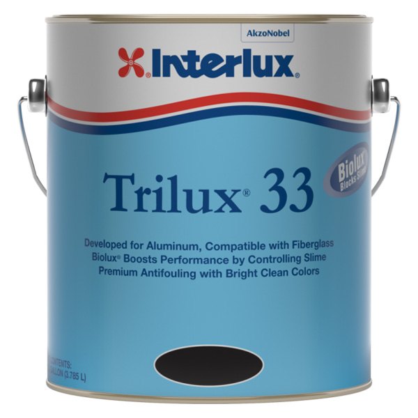 Interlux® - Trilux™ 33 1 qt Black Antifouling Paint with Biolux™