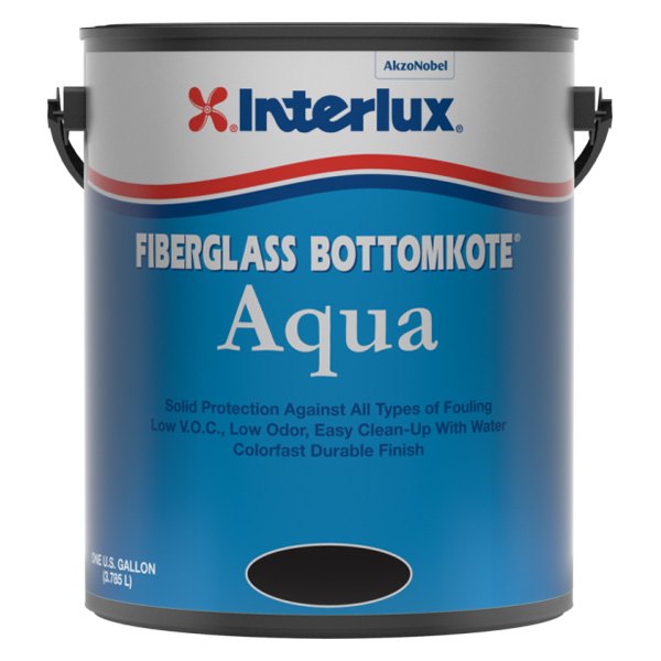 Interlux® - Bottomkote™ Aqua 1 gal Blue Fiberglass Antifouling Paint