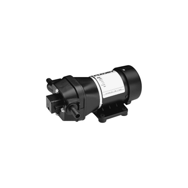 Jabsco® - High Flow Quad 12 V 270 GPH 40 PSI Electric Diaphragm Washdown Pump with Strainer & Nozzle