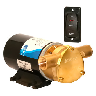 Jabsco® - Ballast Puppy 12 V 540 GPH Electric Impeller Ballast Pump with Reversing Switch