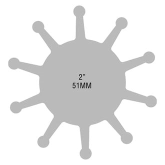 Jabsco® - 10-Blade 2" Pin Drive Impeller Kit