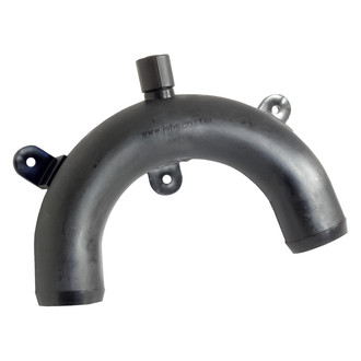 Jabsco® - 1-1/2" D Black Plastic Discharge Vented Loop
