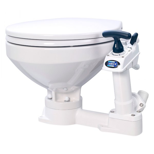 Jabsco® - Twist N Lock Marine Regular Bowl Manual Toilet with Soft Close Lid