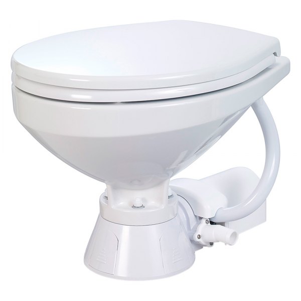 Jabsco® - 24 V Marine Regular Bowl Electric Toilet with Soft Close Lid