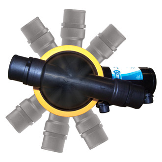Jabsco® 50900-1000 - 12 V 300 GPH Electric Fish Box Evacuation Diaphragm Evacuation Pump