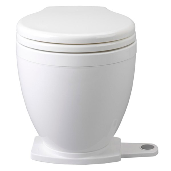 Jabsco® - Lite Flush 12 V Marine Electric Toilet with Foot Switch