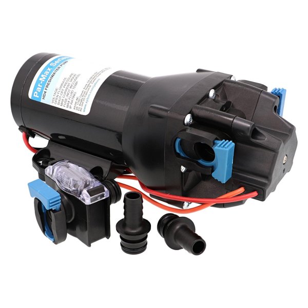 Jabsco® - HotShot HD4 12 V 240 GPH 60 PSI Electric Heavy Duty Diaphragm Washdown Pump with HoseCoil