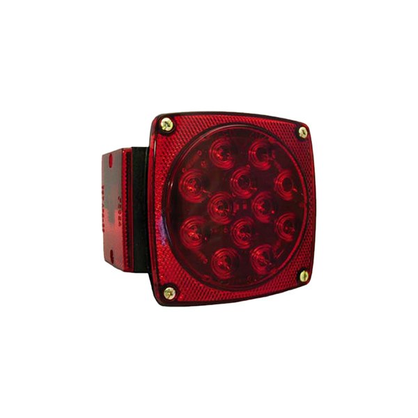 Jammy® - 24245 Series Red Square 7 Function Under 80" LED Submersible Left Side Tail Light