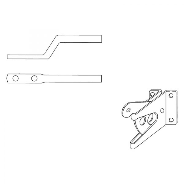 Jefco Manufacturing® - SAT Stainless Steel Gate Latch