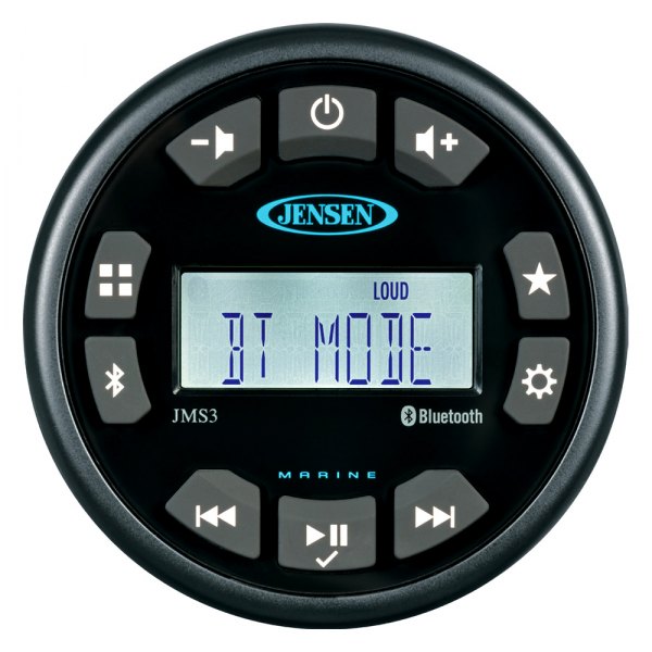 Jensen® - Black AM/FM/Aux/Bluetooth Stereo Receiver