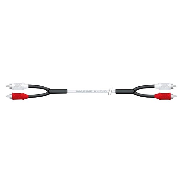 Jensen® - 2 RCA M to 2 RCA M 3.3' Audio Cable