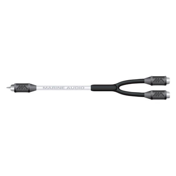 Jensen® - 1 RCA M to 2 RCA F Audio Y-Cable