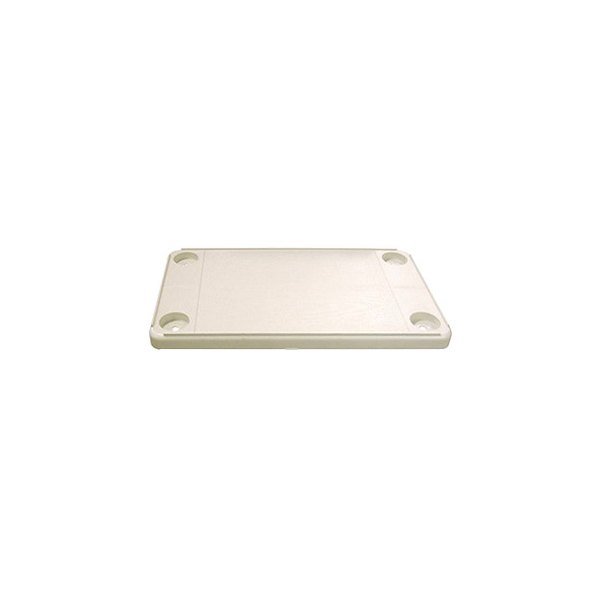 JIF Marine® - 16" L x 28" W Polyethylene Ivory Rectangular Table Top