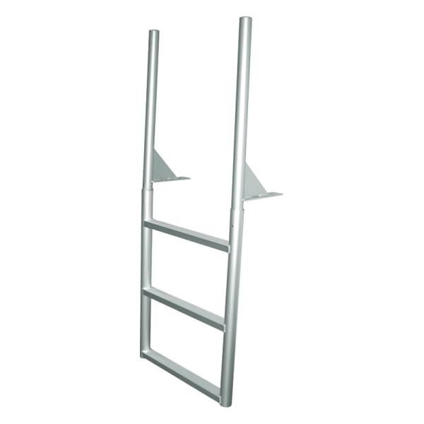 JIF Marine® - 12" H Aluminum 3-Step Wide Dock Ladder