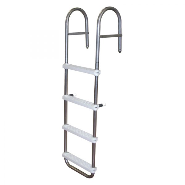 JIF Marine® - 39" H Aluminum 4-Step Hook Ladder
