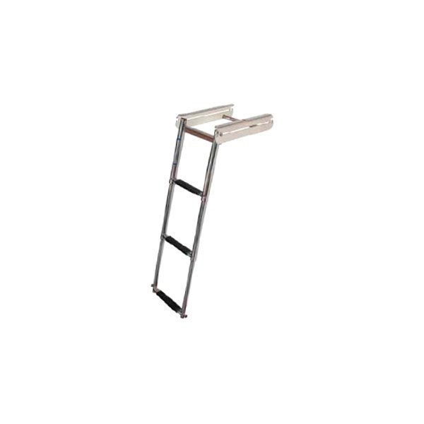 JIF Marine® - 34.5" H Stainless Steel 3-Step Under Platform Sliding Ladder