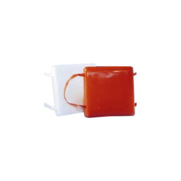 Jim-Buoy® - 15 1/2" x 15 1/2" x 2 1/2" Orange Buoyant Cushion