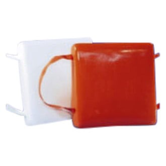 Jim-Buoy® - 15 1/2" x 15 1/2" x 2 1/2" White Buoyant Cushion