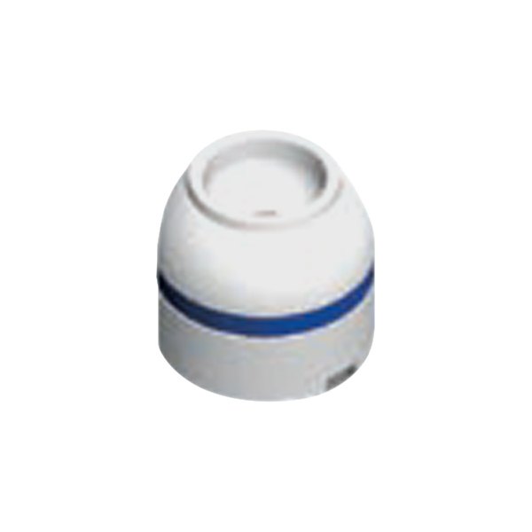 Jim-Buoy® - 18" D White/Blue Stripe Pendant Mooring Buoy