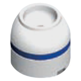 Jim-Buoy® - 18" D White/Blue Stripe Pendant Mooring Buoy