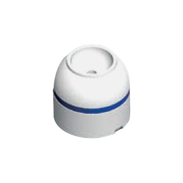 Jim-Buoy® - 24" D White/Blue Stripe Pendant Mooring Buoy