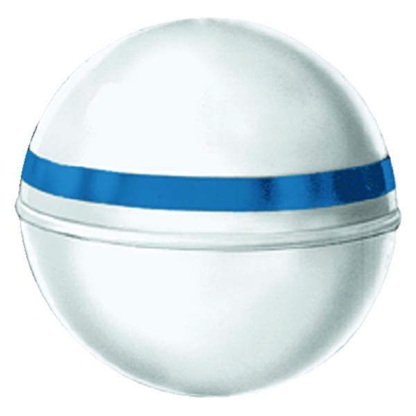 Jim-Buoy® - Premium Mark V 15" D White/Blue Stripe Mooring Buoy