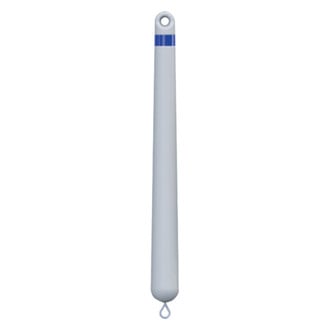 Jim-Buoy® - 6" D x 36" L White/Blue Winter Spar Buoy
