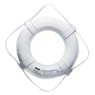Jim-Buoy® - G Style 24" White Foam Life Ring