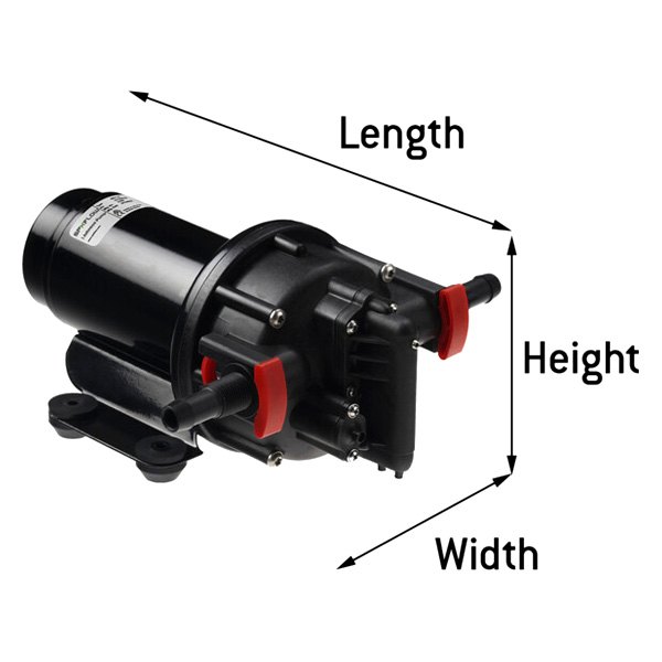 Johnson Pump® - Aqua Jet WPS 24 V 210 GPH 41 PSI Electric Diaphragm Water Pressure Pump