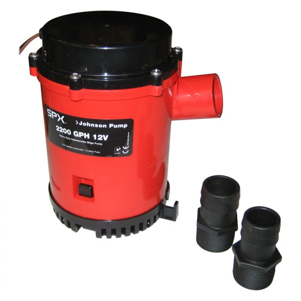 Johnson Pump® - 12 V 2196 GPH Electric Heavy Duty Impeller Submersible Bilge Pump