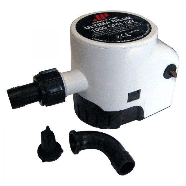 Johnson Pump® - Ultima Bilge 12 V 996 GPH Electric Automatic Impeller Submersible Bilge Pump with Integrated Switch