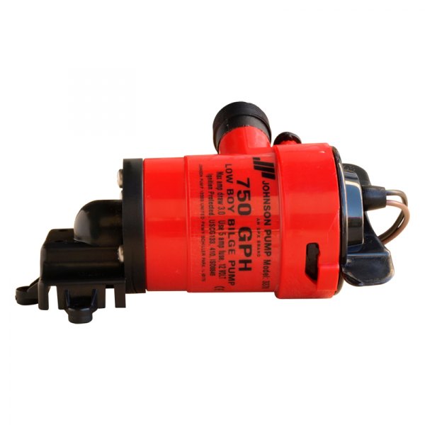 Johnson Pump® - Low Boy 12 V 1248 GPH Electric Impeller Submersible Bilge Pump