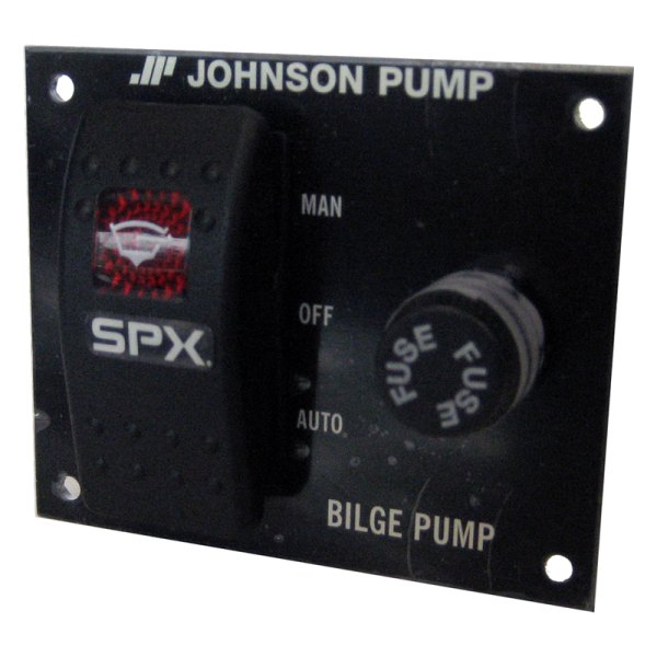 Johnson Pump® - 12 V 3-Way Bilge Pump Switch Control Panel